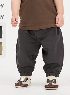 新款江南布衣婴童宽松束脚裤25夏男女童婴儿jnbybyjnbyYP4E11710