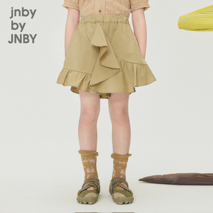 江南布衣童装春夏荷叶边裙裤短裤可爱薄款女童儿童裤子jnbybyjnby