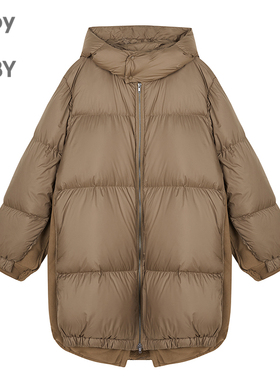 95白鹅绒江南布衣童装羽绒服冬假两件中长款加厚儿童jnbybyjnby