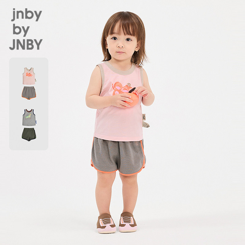 新款江南布衣婴童上下装套装25夏男女童婴儿jnbybyjnbyY