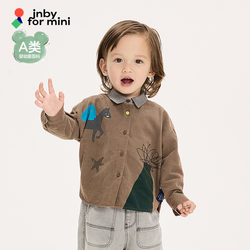 新款江南布衣婴童长袖衬衫25秋男女童婴儿jnbybyjnbyYP