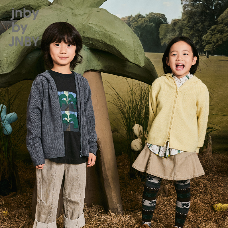 江南布衣童装短款开襟毛衫24秋男女童jnbybyjnby1O9310170