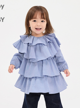 新款江南布衣婴童A型长袖连衣裙25春女童婴儿jnbybyjnbyYP2G11290