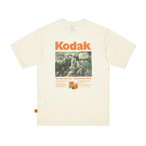 Kodak柯达25SS春夏新款纯棉T恤休闲短袖T恤男女同款