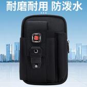 瑞士军刀穿皮带工作包牛津帆布手机腰包男士 斜挎小包户外登山挂包