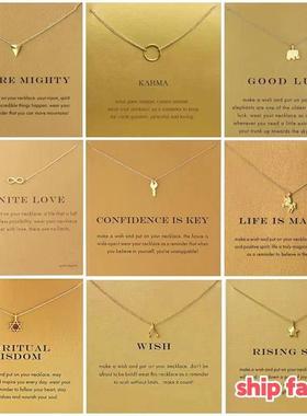 黄金颜色钥匙圈项炼为妇女时尚夫妇的礼物