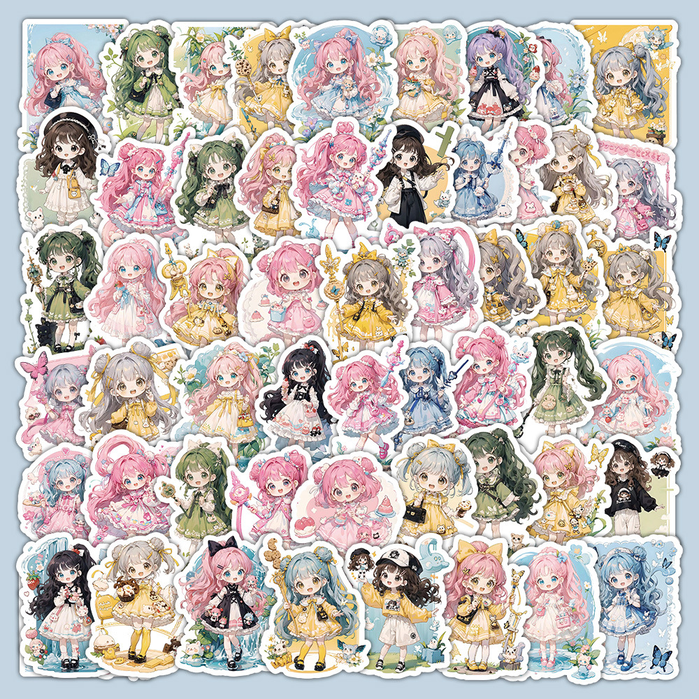 61张魔法少女贴纸呆萌可爱