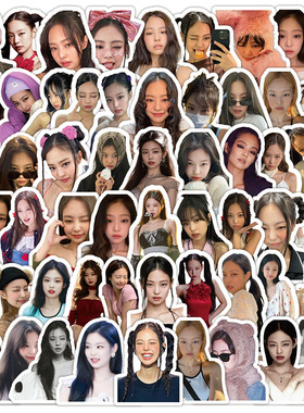 70张新款JENNIE韩国女团成员DIY手机壳周边电脑书桌笔记本sin贴画