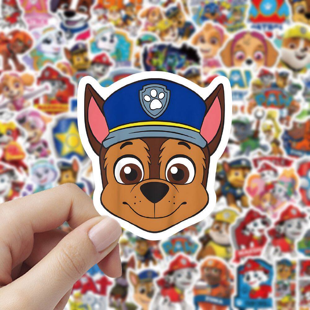 汪汪贴纸立大功可爱卡通趣味