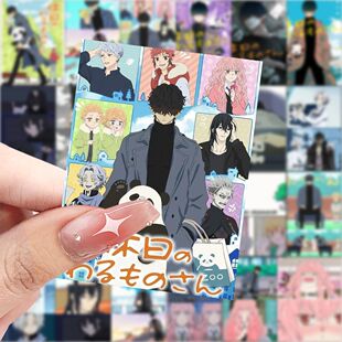 63张休假日的坏人先生贴纸动漫周边装饰手机壳笔记本电脑防水贴画