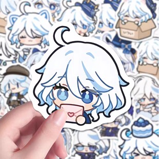 饰手机壳防水 邮箱芙芙装 116张芙宁娜可爱Q版 贴纸原神周边二次元