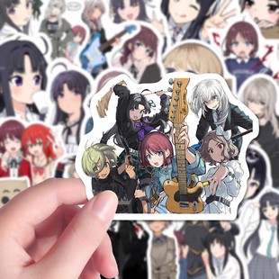 哭泣少女乐队贴纸gbc闺泣动漫周边手账素材diy装饰平板手机壳贴画