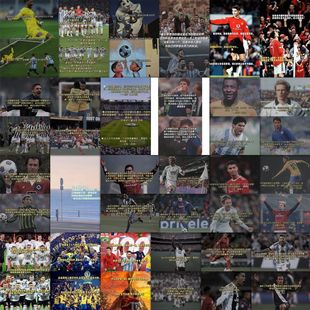 63张世界杯球星名言贴纸足球明星装 饰手机笔记本电脑防水贴画diy