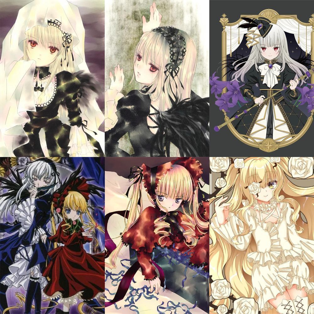 蔷薇少女二次元少女动漫贴纸
