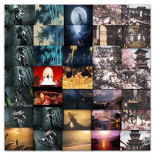 126张燕云十六声贴纸创意二次元 饰标签防水手账diy贴画 游戏可爱装