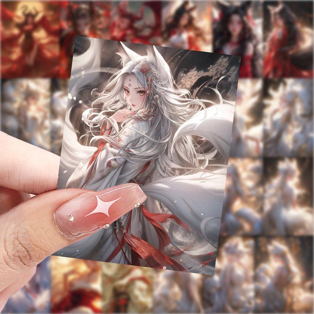 苏妲己AI壁纸古风高颜值贴纸卡通笔记本防水贴画手机手账装饰贴纸,文具电教/文化用品/商务用品,贴纸/立体贴纸,淘宝优惠券,粉丝福利购,淘宝优惠卷