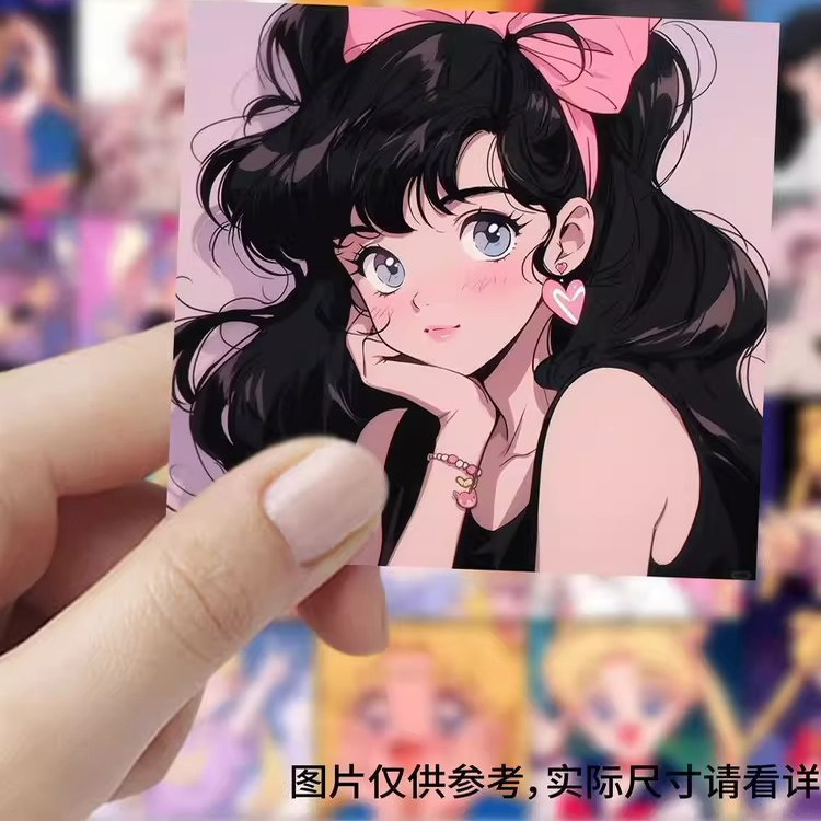 126美少女战士动漫贴纸日常