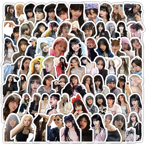 103张Lisa贴纸韩国女星可爱