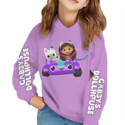 Gabby女童薄款连帽卫衣