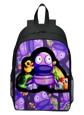 新品印花repo游戏周边书包 小学生卡通双肩背包123年级休闲轻便男