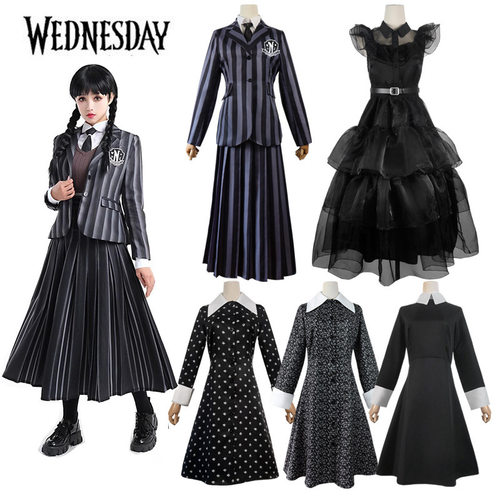Wednesday亚当斯校服c