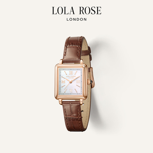 Lola 小棕表手表女生日禮物送女友 Cube系列新款 Rose羅拉玫瑰