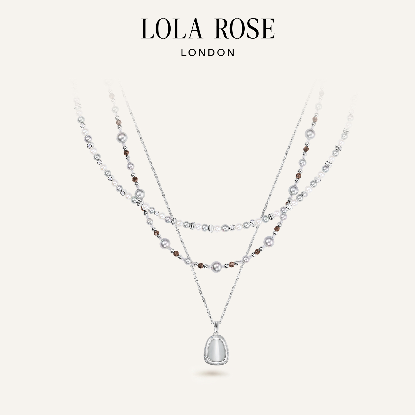 Lola Rose罗拉玫瑰  英国 光迹系列猫眼进口项链女礼物