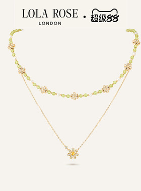 LolaRose罗拉玫瑰 TheDaisyCollection雏菊项链女生日礼物