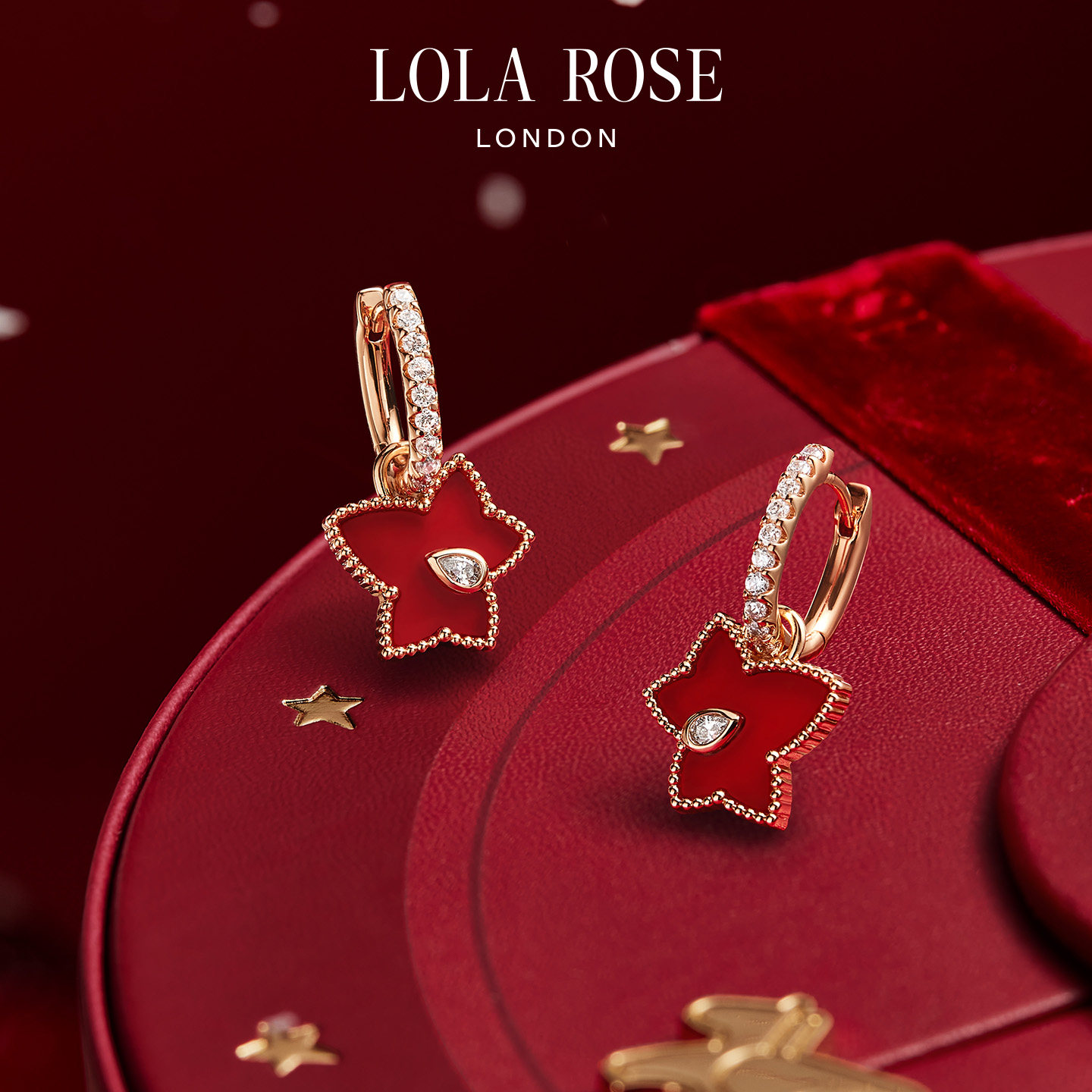 LolaRose罗拉玫瑰 Ivy 常青藤进口耳饰耳扣女新年礼物,饰品/流行首饰/时尚饰品新,耳环,淘宝优惠券,粉丝福利购,淘宝优惠卷