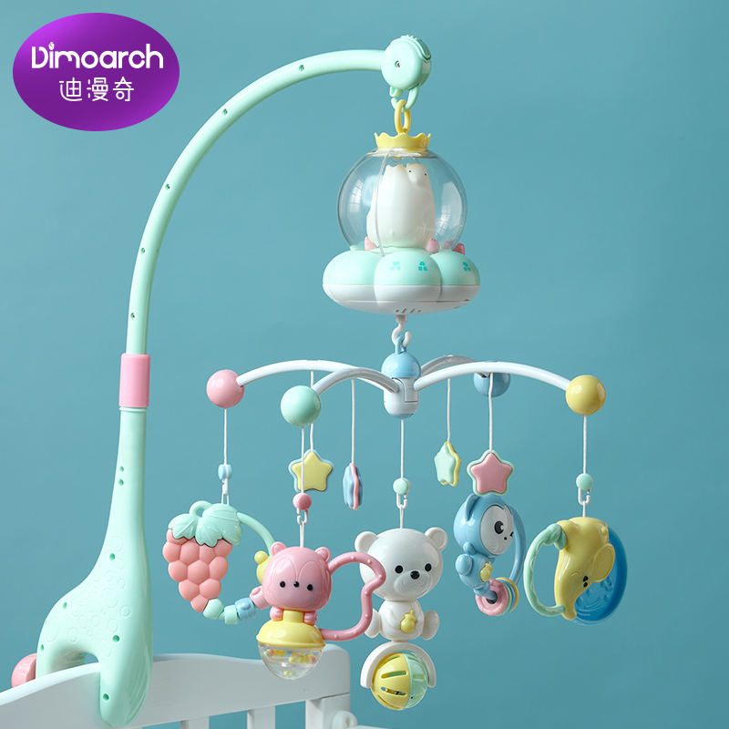新生儿床头摇铃宝宝bb挂件旋转