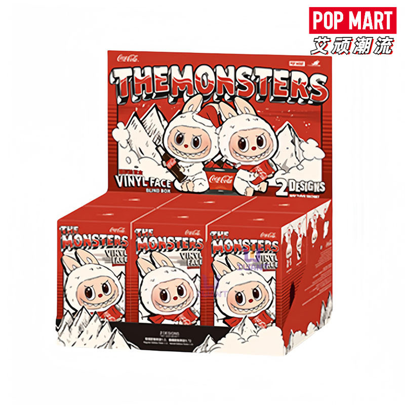 POP MART The Monsters LABUBU Coca-Cola Series Pelúcia de Vinil Blind Box (Caixa Surpresa) – Conjunto Completo (com probabilidade de peça oculta)