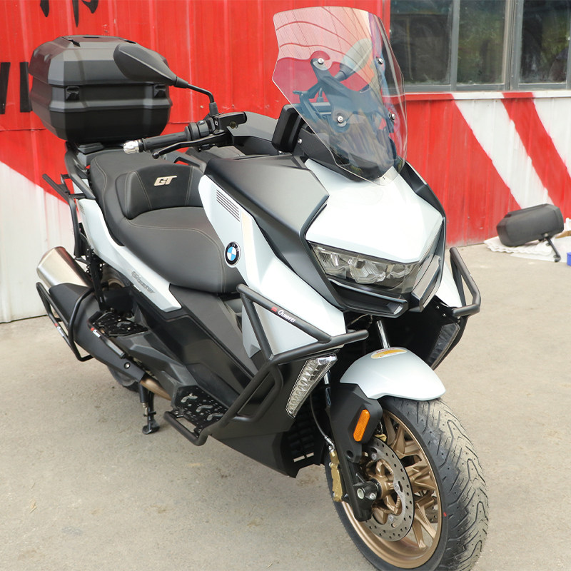 适用25款宝马C400GT保险杠防摔护杠排气管防摔棒LX350T-6侧保护架