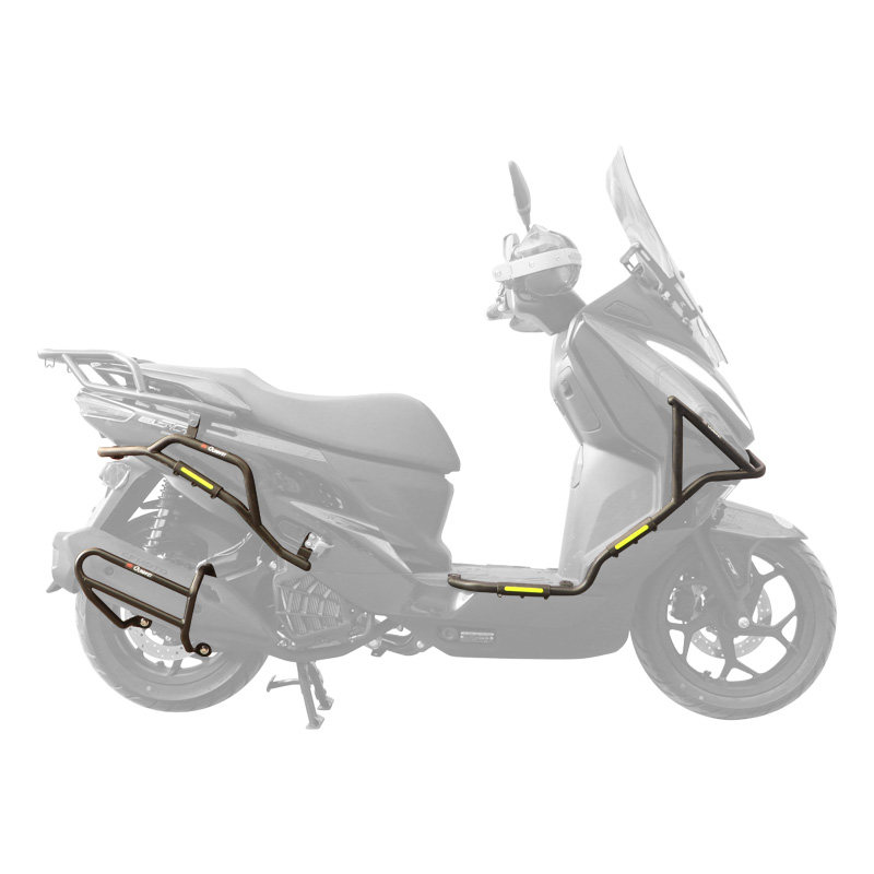 适用春风150SC-F保险杠防摔护杠排气防摔棒改装CF150T-33全保护架