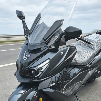 =适用三阳 巡弋 Cruisym250护膝挡风巡弋300改装防寒护腿挡板配件