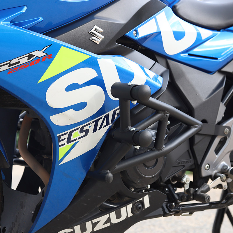 适配铃木GSX250R护杠防摔杠竞技保险杠弹簧头竞技护杠改装配件