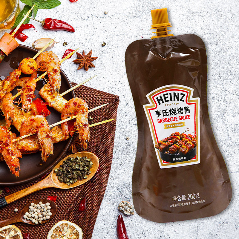 亨氏烧烤酱200g家用bbq烤肉调味料烤鸡翅牛排蘸料烧烤专用腌制酱