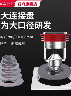 50/60/70/80/90/100mm地漏连接盘