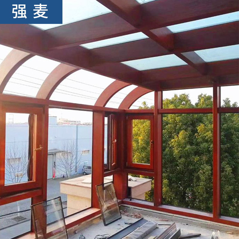 强麦铝包木门窗别墅高端花园阳光房实木密封隔音门窗定制铝木窗户|ruв категории основы строительных материалов, солнце комнату, стали структуры солнце комнату - от Buy2taobao.com для оказания профессиональной услуги покупки агента Taobao