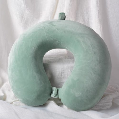 日本进口u型枕纯色可拆洗颈椎枕