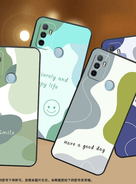 适用OPPOA11s手机壳CPH1923黑色A15磨砂壳CPH1803色块拼接A5耐磨2020男女A5s软壳0pp0A7皮套A8高级保护套