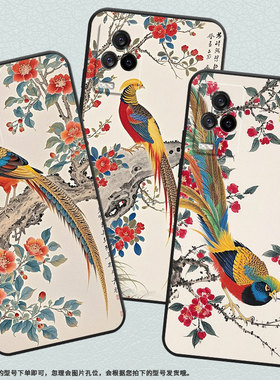 适用iQOO8手机壳iQOO3男女V2024A商务iQOOPro磨砂壳iQOO9纯黑色9SE全包V2304A硅胶iQOO13鲜艳的羽毛保护套