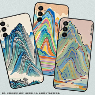 适用三星M02手机壳M04淡雅和清新SM M145F黑色M15硅胶M21s保护套 M105F全包边samsungM22磨砂壳M13防摔爆SM