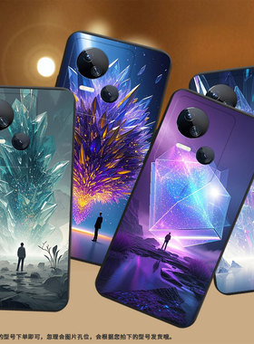 适用传音TecnoSpark10C手机壳高级Spark10多维空间中国风磨砂壳TecnoSpark10Pro时尚潮流KI8防摔保护套