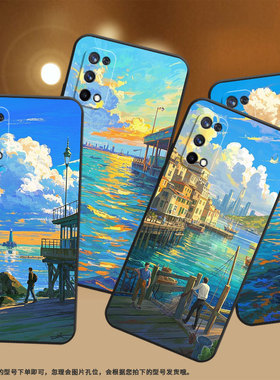 适用realmex手机壳rmx1901硅胶c3商务x3真我x7保护套rmx2121个性x7max蓝色天空高级感x50pro耐磨x50软壳