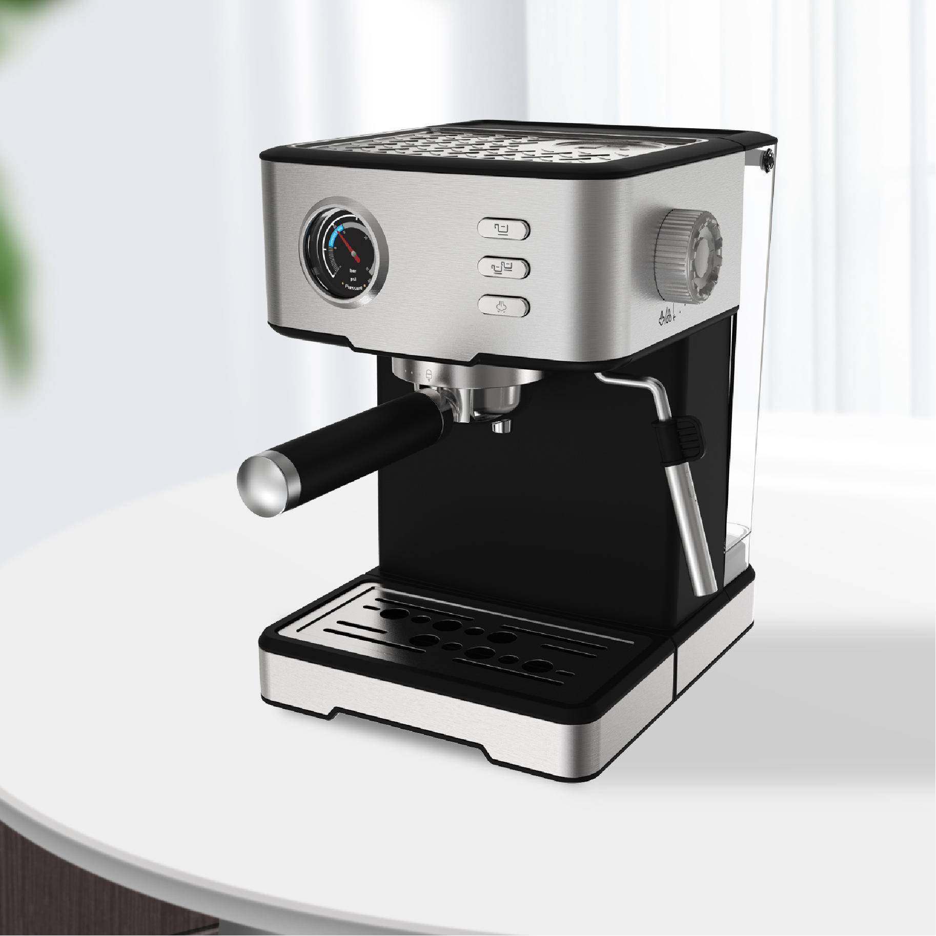 TC51D意式半自动泵压式浓缩咖啡机咖啡粉胶囊奶泡小型家用一体机