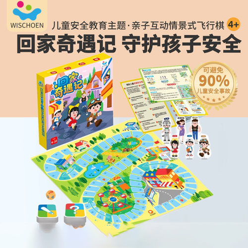 智蔻回家奇遇记桌游安全教育