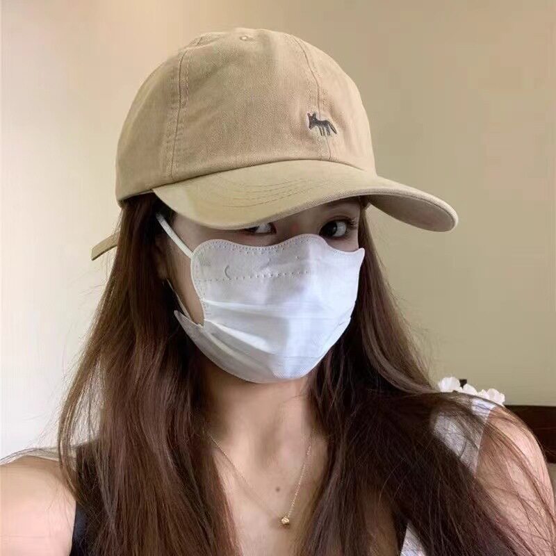 棒球帽女加大加深大帽檐宽檐2025新款韩版鸭舌帽出游粉色遮阳帽图片