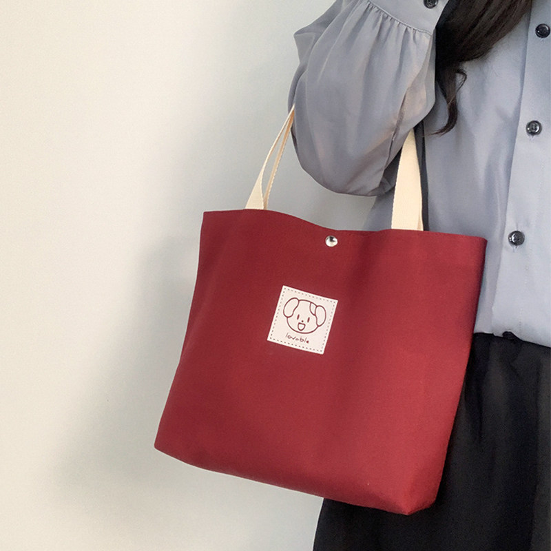 便当包手提袋帆布简约饭盒手提包上班带饭小拎包学生大容量餐包,收纳整理,饭盒袋,淘宝优惠券,粉丝福利购,淘宝优惠卷