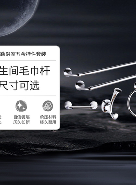 科勒浴室五金挂件意丽丝毛巾架毛巾环挂衣钩纸架卫生间挂件72784