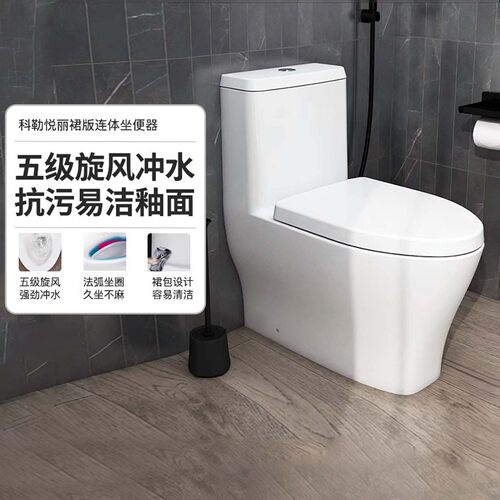 科勒虹吸连体马桶小户型家用